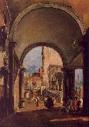 An Architectural Caprice Francesco Guardi